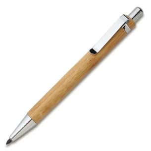 Bamboe, eeuwigdurende balpen/potlood in Lakimus-etui - beige