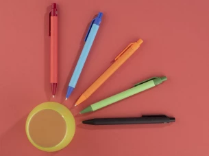POLI-balpen van papier - blauw