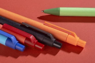 POLI-balpen van papier - zwart