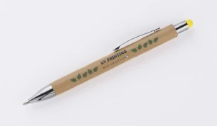 TUSO bamboe-touchpen - geel