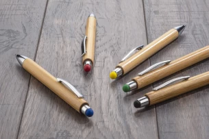 TUSO bamboe-touchpen - blauw