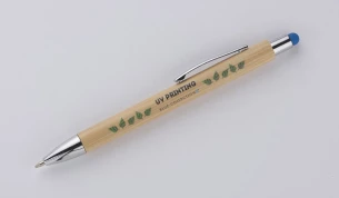 TUSO bamboe-touchpen - blauw