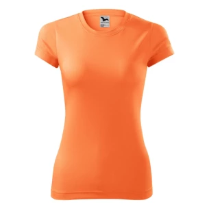 Dames Fantasie T-shirt - Mandarijn Neon