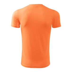 Heren Fantasie T-shirt - Mandarijn Neon