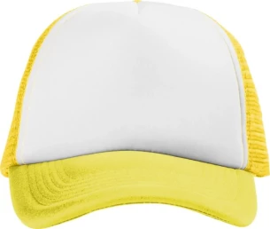 Trucker pet - Geel/Wit