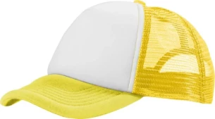 Trucker pet - Geel/Wit