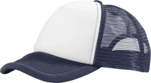 Trucker pet - marineblauw/wit