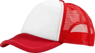 Trucker pet - Rood/Wit