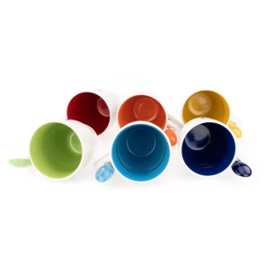 Mok met lepel - Lepel - Groen