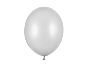 Gemetalliseerde ballon 30cm - Zilver
