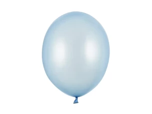 Gemetalliseerde ballon 30cm - Lichtblauw