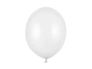 Gemetalliseerde ballon 30cm - Wit