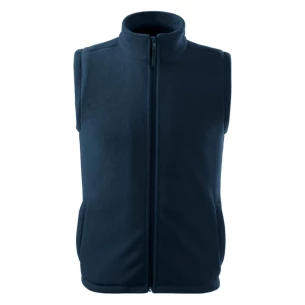Unisex fleece vest - marineblauw