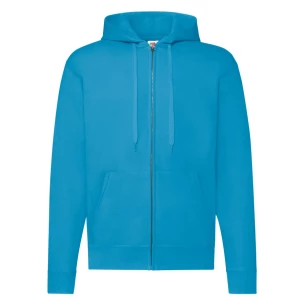 FOTL Zip Through Hooded Sweatshirt - Lichtblauw