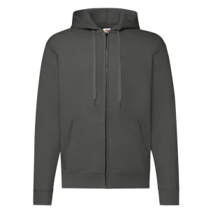 FOTL Zip Through Hooded Sweatshirt - Grafiet
