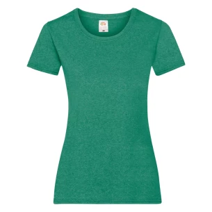 FOTL Lady-Fit WaardeWicht T-Shirt - Groen gemêleerd