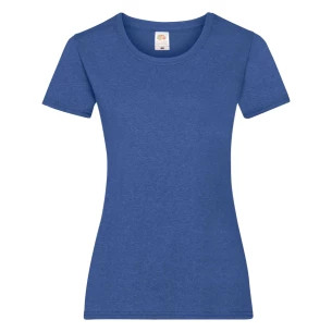FOTL Lady-Fit T-Shirt - Blauw gemêleerd