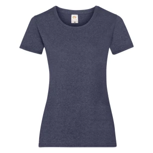 FOTL Lady-Fit T-Shirt - marineblauw gemêleerd