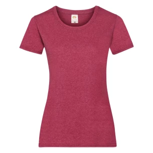 FOTL Lady-Fit T-Shirt - Rood gemêleerd
