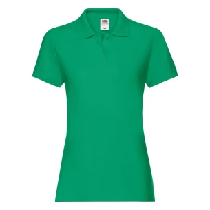 Fruit Of The Loom Premium Vrouwenpoloshirt - Groen