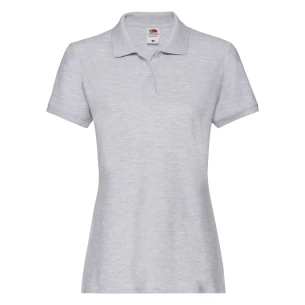 Fruit Of The Loom Premium Vrouwenpoloshirt - Grijs