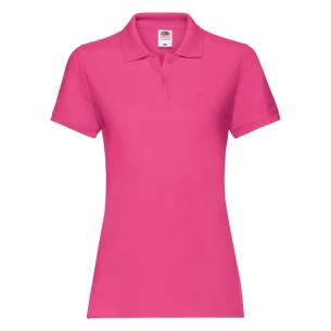 Fruit Of The Loom Premium Vrouwenpoloshirt - Roze