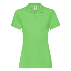 Fruit Of The Loom Premium Vrouwenpoloshirt - Lime green