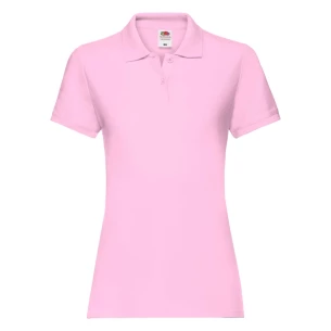 Fruit Of The Loom Premium Vrouwenpoloshirt - Licht Roze