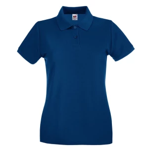 Fruit Of The Loom Premium Vrouwenpoloshirt - Donker marineblauw