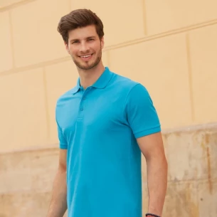 Fruit Of The Loom Premium Poloshirt - Oranje