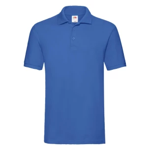 Fruit Of The Loom Premium Poloshirt - Blauw
