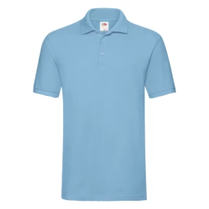 Fruit Of The Loom Premium Poloshirt - Blauw