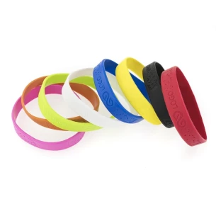Dolores siliconen polsband - Roze