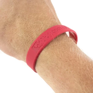 Dolores siliconen polsband - Roze
