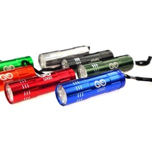 Led zaklamp - Zwart