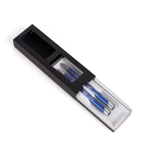 Cosmo pen- en potloodset - Donkerblauw